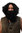 8115-A+B-P103 Man Party Set Wig & Beard black unruly Taliban Bandit Prophet Hermit