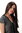 GFW2470-1BH33 Lady Quality Wig long straight middle partng black brown streaks highlights