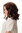 Extravagant Lady Wig wavy shoulder length middle parting mahogany brown + white blond streaked