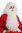 08-A+B-ZA60 Wig & Beard white Santa Claus costume God Prophet
