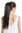 Srosy-3 Hairpiece PONYTAIL with comb and snapwrap long straight dark brown 21"