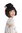 Wig Ladies Women Carnival Halloween Cosplay Japan Geisha Maiko China Girl Asian Hair Bun Black