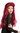 91313-ZA13A/ZA67A Wig Ladies Women Halloween Carnival Vamp Diva long red quiff 70s 80s Vintage Look
