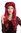 91313-ZA13A/ZA67A Wig Ladies Women Halloween Carnival Vamp Diva long red quiff 70s 80s Vintage Look