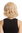 Lady Quality Wig short shoulder length Bob Longbob wavy middle-parting blond mix