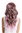 91377-ZA28BTZA33 Lady Wig Halloween Carnival long middle parting wavy highlights pink brown mixed