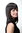 7122-4 Lady Quality Wig shoulder length Longbob Bob fringe bangs straight dark brown