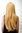 Lady Quality Wig long straight layered fringe bangs mix of yellowish gold blond and bright blond