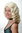 Quality Lady Wig Classic Hollywood Diva Femme Fatale water wave wavy long platinum blond