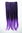 Halfwig 5 Micro Clip-In Extension long straight two bright colours mix black neon violet blue 23"
