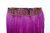 Halfwig 5 Micro Clip-In Extension long straight bright colours mix purple dark pink neon violet 23"