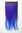 Halfwig 5 Micro Clip-In Extension long straight two extreme bright colours mix blue violet 23"