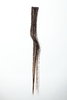 One Clip-In extension strand highlight straight micro clip dark brown light gold brown ombre mix