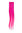 1 x Two Clip Clip-In extension strand highlight straight long light pink neon pink mix