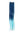 1 x Two Clip Clip-In extension strand highlight straight long aquamarine neon blue ombre mix