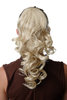 Ponytail extension long curled  bright blond 16"  NC-218-88E
