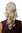Ponytail extension long curled  bright blond 16"  NC-218-88E
