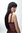 Wig very long straight bangs dark brown YZF-41062-4