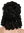 Lady Party Wig Baroque Renaissance Colonial Era black curls coils strands 91022-ZA103