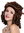 Lady Party Wig Baroque Renaissance Colonial Era mahogany brown curls coils strands 91022-ZA33