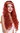 Perücke Stirnband Hippie lang rot 91298-ZA350