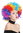 Rainbow Colours 70s Hippie Disco Clown PW0011-PC40/PC2B/PC13/PC3/PC51