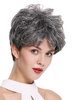 DW-2700-DF1202 Lady Quality Wig Short Voluminous teased wavy gray