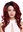 DW1948-220-YS871S1B Lady Quality Wig long wavy parting teased volume ombre mix black red Diva 20"