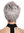 DW2461-51 Lady Gents Man Quality Wig short teased voluminous silver gray