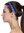 Geflochtenes Haarband Neonblau CXT-006-813