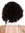 Quality women's wig human hair lace front partial monofilament parting curls black brown