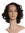 Human wig hair shoulder length lady beautiful curls partial mono lace dark brown natural colour
