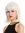 YZF-4362-60 Lady Quality Wig short Bob Longbob fringe straight white peroxide bleach blond