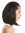 Halfwig Hairpiece Extension with braided hair circlet shoulder length straight black 90606+3-1B