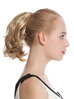 Ponytail Hairpiece Extensions short wavy light champagne blond 10" 506-V-22