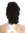 Ponytail Hairpiece Extensions elaborate baroque ringlets corkscrew curls voluminous black 12"