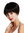 VK-53-4 quality women's wig short sleek pageboy cut dark brown