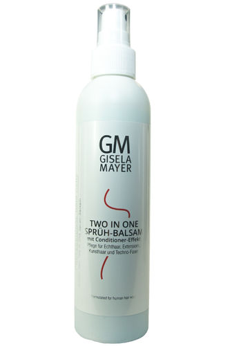 Gisela Mayer Human Hair Two in One Sprüh-Balsam mit Conditioner-Effekt Echthaar & Kunsthaar 200 ml