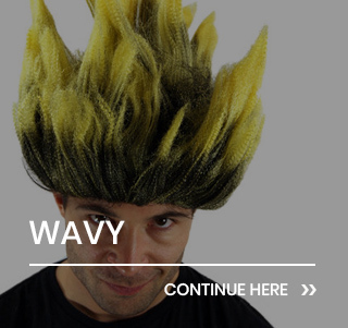 Wavy party wigs