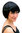 LadyL1-P103 Party Wig for Halloween Fancy Dress Ladies Women Bob Longbob Short Black
