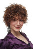 Lady QUALITY Wig short FRINGY LOOK Kinks Caribbean Afro Medusa BROWN MIX (138L2 Colour 2T30)