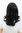 CLASSY Lady Quality Wig BLACK shoulder-length wavy ends (3017 Colour 2)
