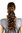 Hairpiece PONYTAIL long curls BRUNETTE Mix (NC218 Colour 2T30) brown extension