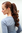 airpiece PONYTAIL medium length slightly curled BRUNETTE MIX BROWN (NC19 Colour 2T30) Extension