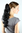 Hairpiece PONYTAIL long curls BLACK (NC218 Colour 2) Butterfly-Claw Extension