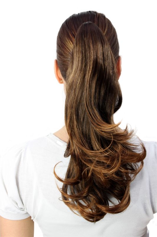 Brunette ponytail wig clearance
