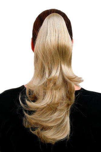 Hairpiece PONYTAIL medium length straight BLOND (T400 Colour 24) blonde Extension