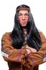 Party/Fancy Dress WIG man/woman with headband (not fixed to wig) INDIAN Native American squaw