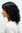 VERY CUTE romantic BLACK Lady Quality WIG straight CURLED ENDS (4019 Colour 1B)