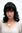 ROMANTIC CURLS Lady QUALITY Wig BLACK shoulder-length CUTE fringe BANGS (6370 Colour 1B)